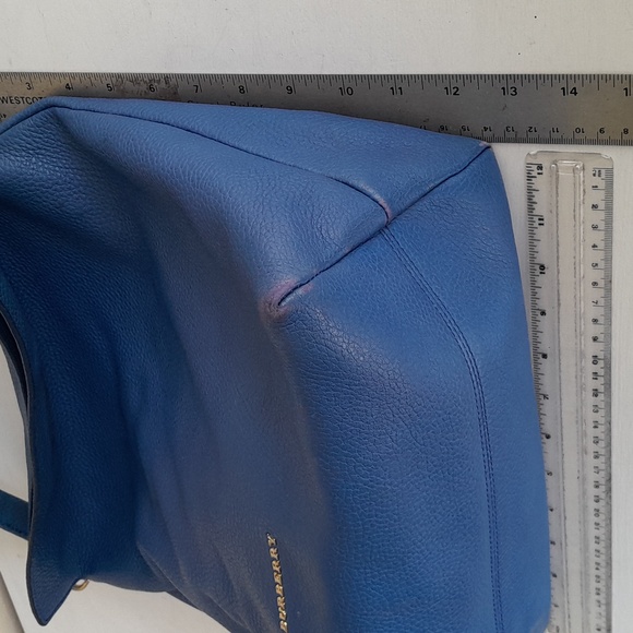 Burberry Pebbled Leather Cale Hobo Shoulder Bag - Picture 6 of 12